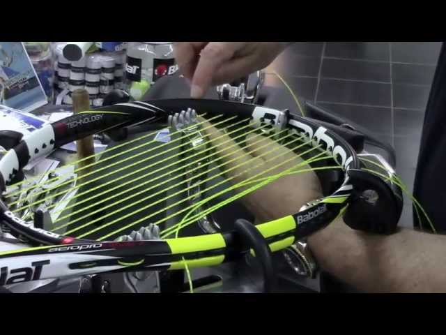Cómo encordar una raqueta de tenis