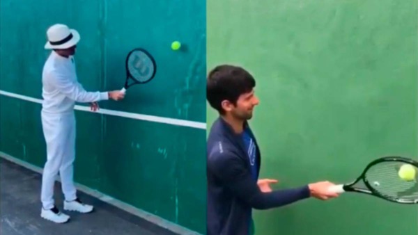 ¿Es bueno practicar tenis contra una pared?
