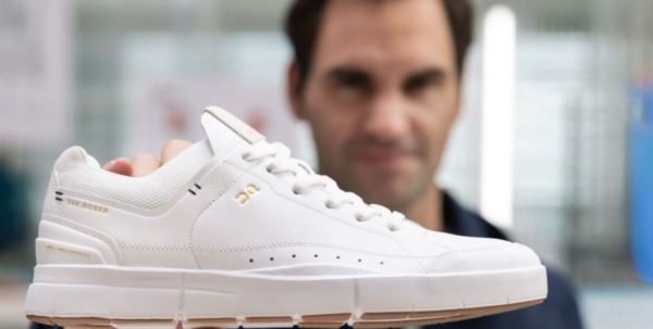 Roger Federer en los zapatos